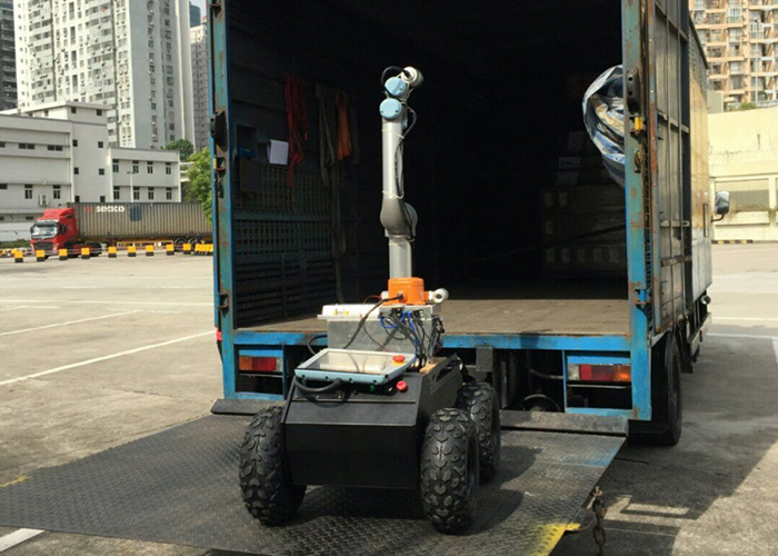 出入境检验检疫局应对车型、集装箱内气体环境的机器人检测