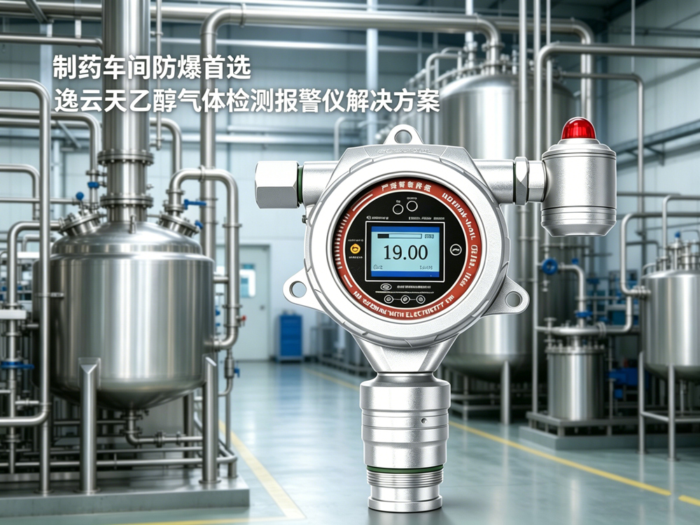 告别乙醇泄漏隐患，逸云天乙醇气体检测报警仪为安全生产护航图片