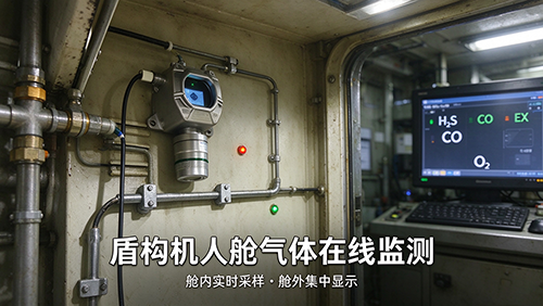 盾构机人舱气体监测应用案例｜逸云天GTYQ-MIC-600-4-A守护密闭舱室作业安全