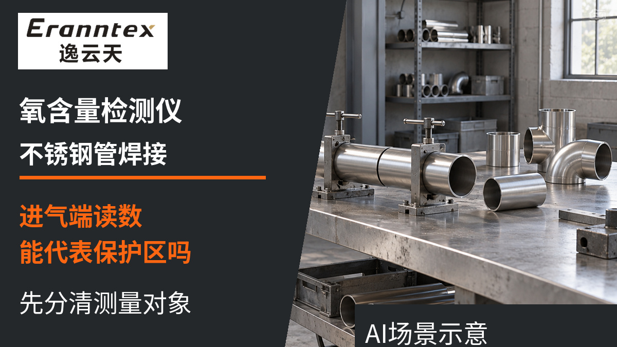 氧含量检测仪用于不锈钢管焊接，进气端读数能代表保护区吗？